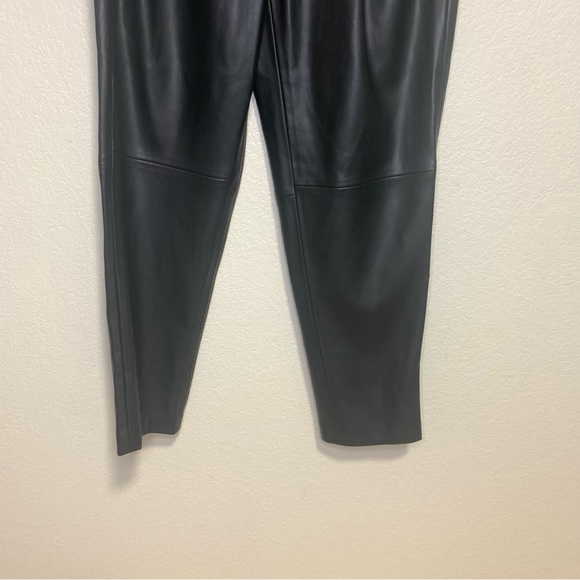 Blank NYC Faux Leather Black High Waisted Leather Trousers Size 27 - Picture 4 of 13
